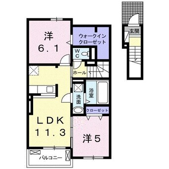 間取図 ケースリー　Ⅴ