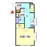 エアフォルク恒久 1Kの間取り