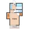 MA橘 1Kの間取り