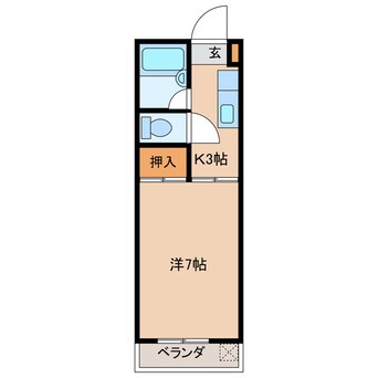 間取図 シティ21