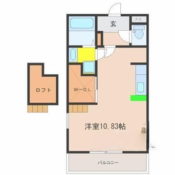 間取図 バンベールイースト