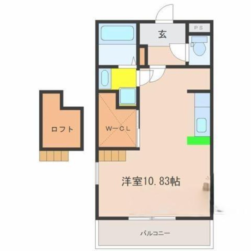 間取図 バンベールイースト