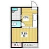 プチバトゥー 1Kの間取り
