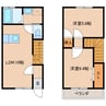 Grand Pure 2LDKの間取り