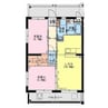 島之内Tマンション 2LDKの間取り