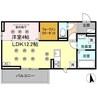 D-resena Solaire 1LDKの間取り