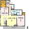 カサグランデ松山 2LDKの間取り