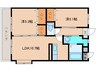 宮崎交通バス（宮崎市）/高松 徒歩4分 3階 築10年 2LDKの間取り