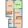 日豊本線/佐土原駅 徒歩9分 2-2階 築35年 3DKの間取り
