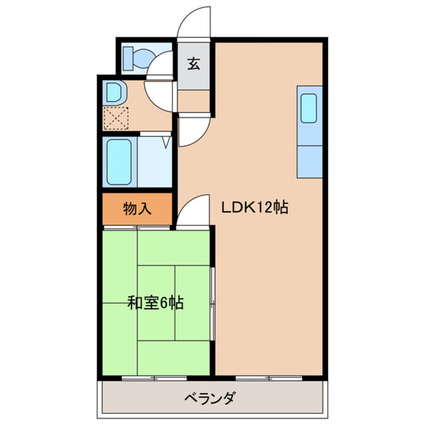 間取図 サンシティ清水