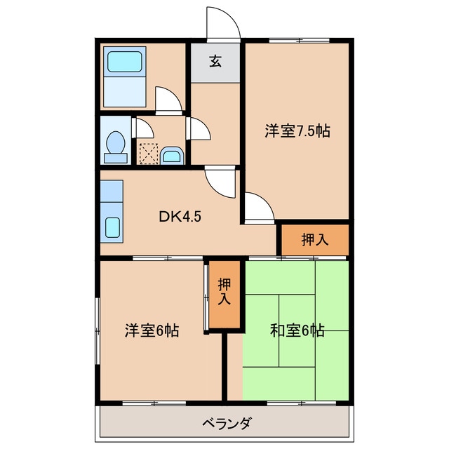 間取り図 メゾンシルフィード