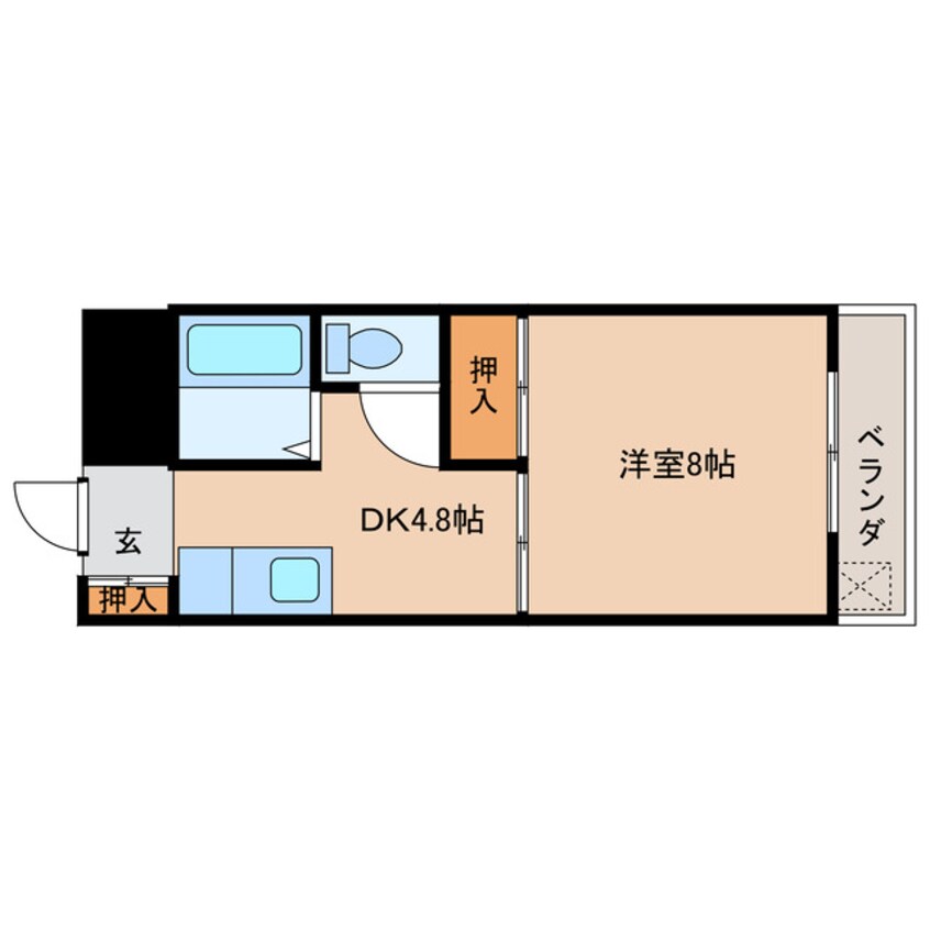 間取図 カーサルーチェ