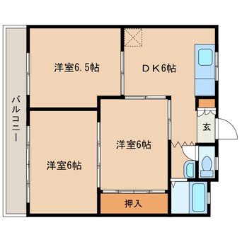 間取図 カーサルーチェ