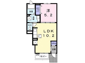 間取図 シュー　スウィート