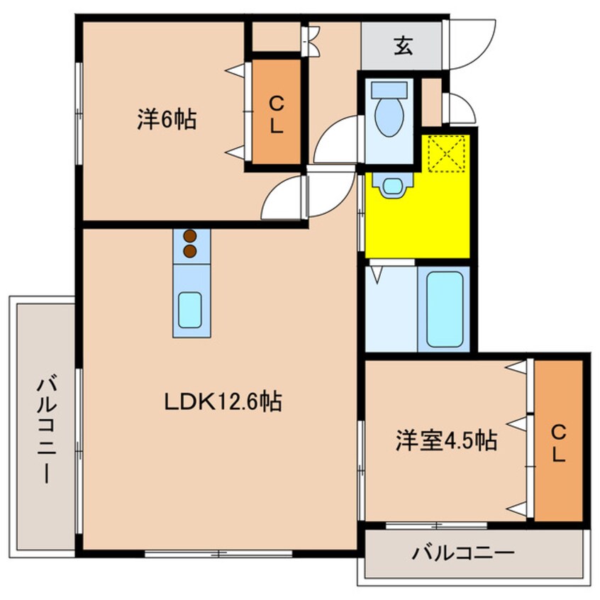 間取図 アルテマイスター和知川原