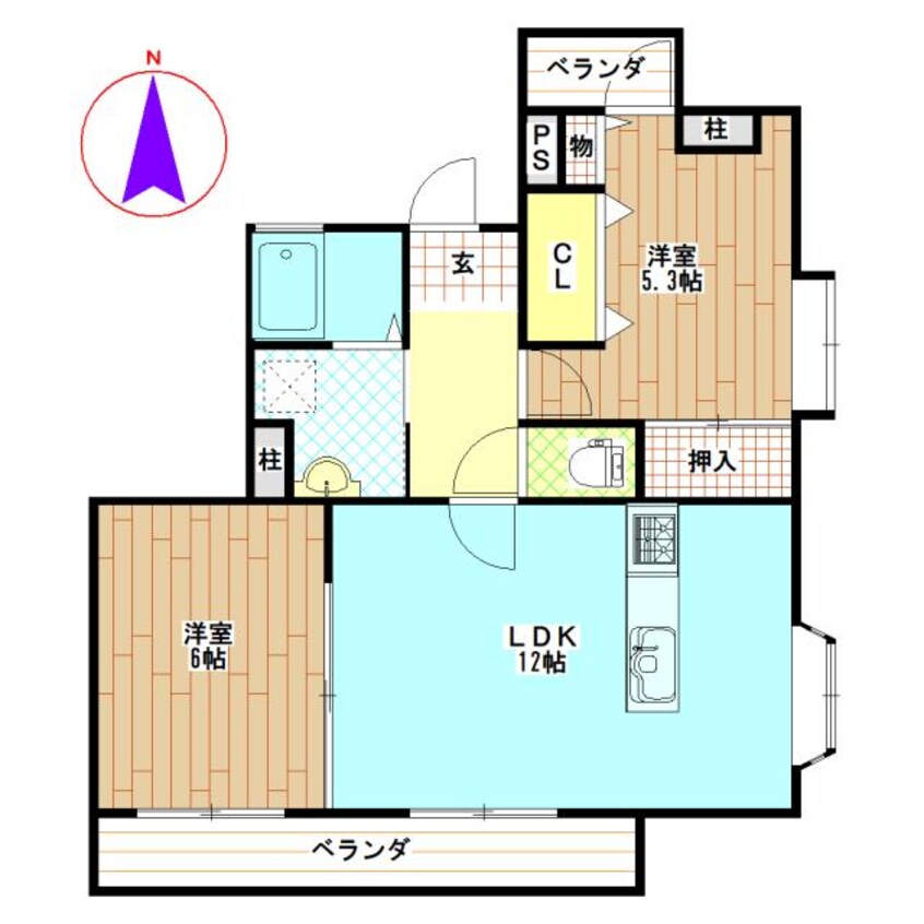 間取図 ファミリーマンション神宮