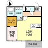 Ｄ－レジデンス玉川図書館前 1LDKの間取り