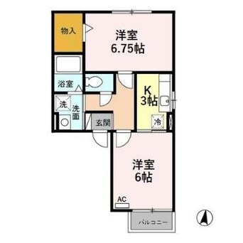 間取図 ぷらんたんⅢ