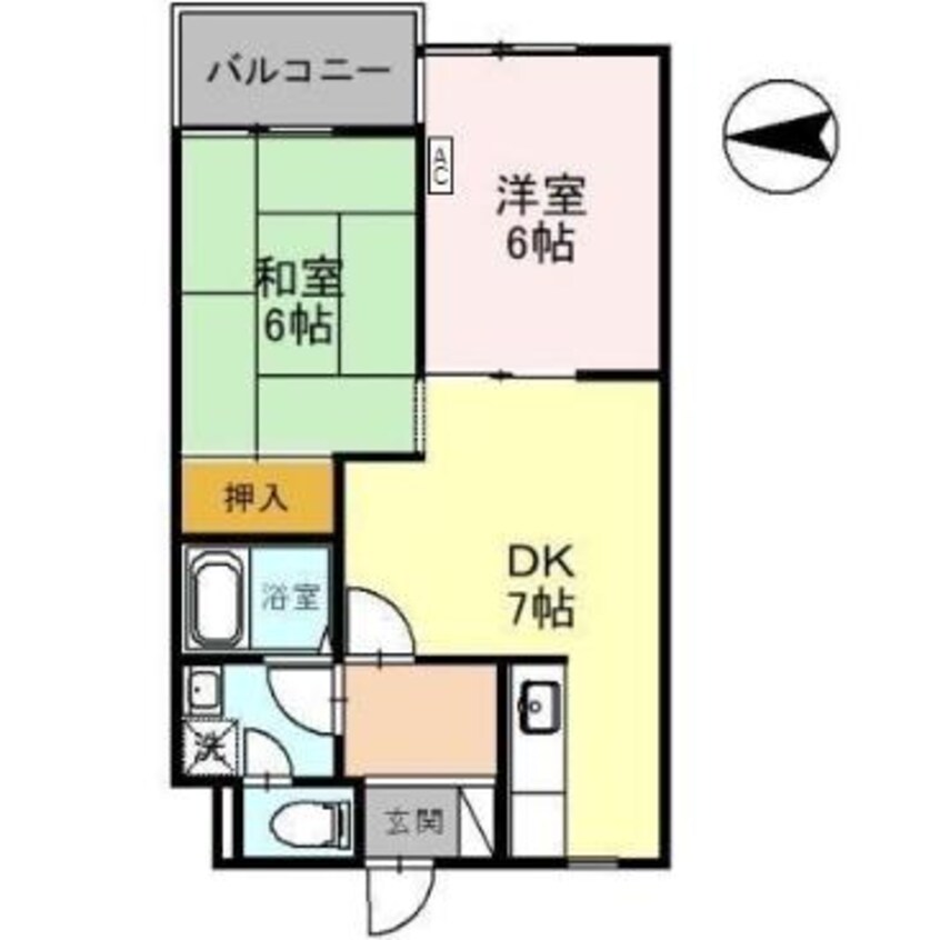 間取図 ＫＵハイツ