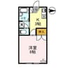 ワンズ１８Ａ棟 1Kの間取り