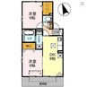 ルーチェ 2DKの間取り
