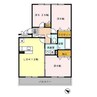 シャン・ド・フルール鞍月 3LDKの間取り
