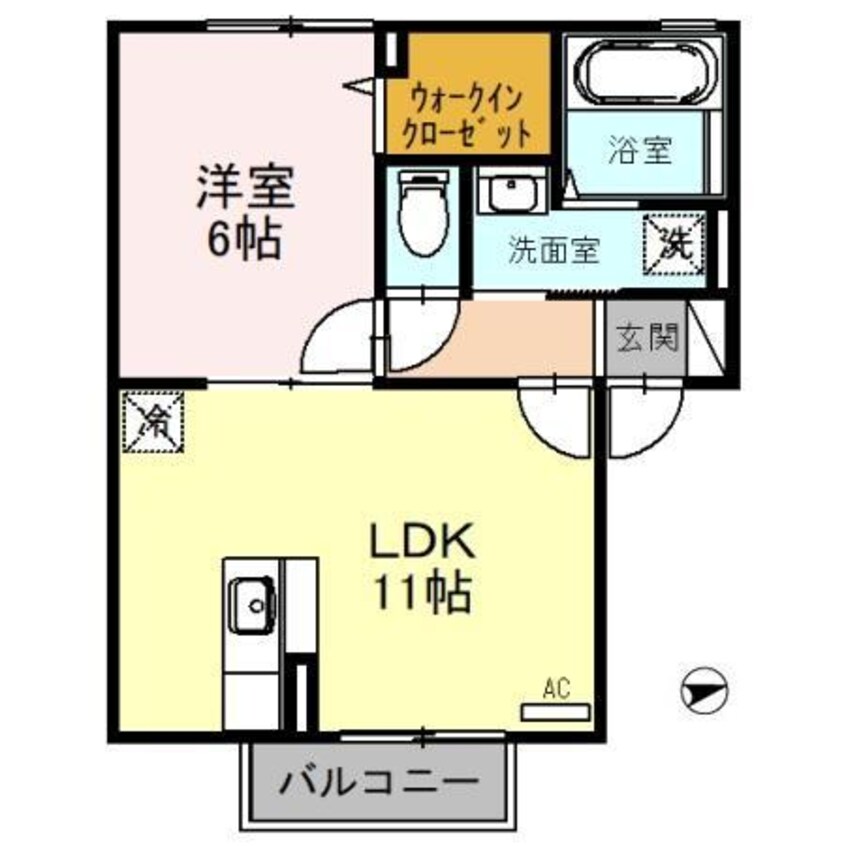 間取図 メゾンド・グリシーヌ