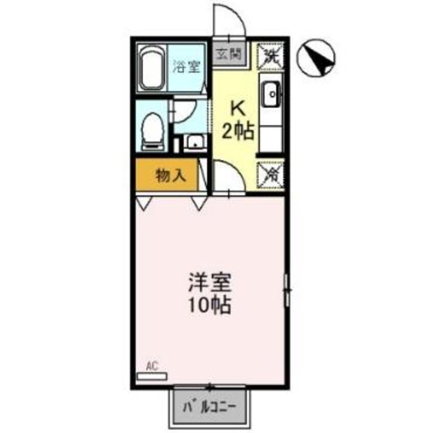 間取図 シェル・クレール２１