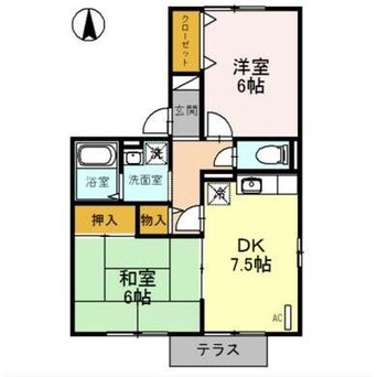間取図 カプリコーン・Ｋ