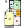 ジョルナーレ小立野Ｃ 2LDKの間取り