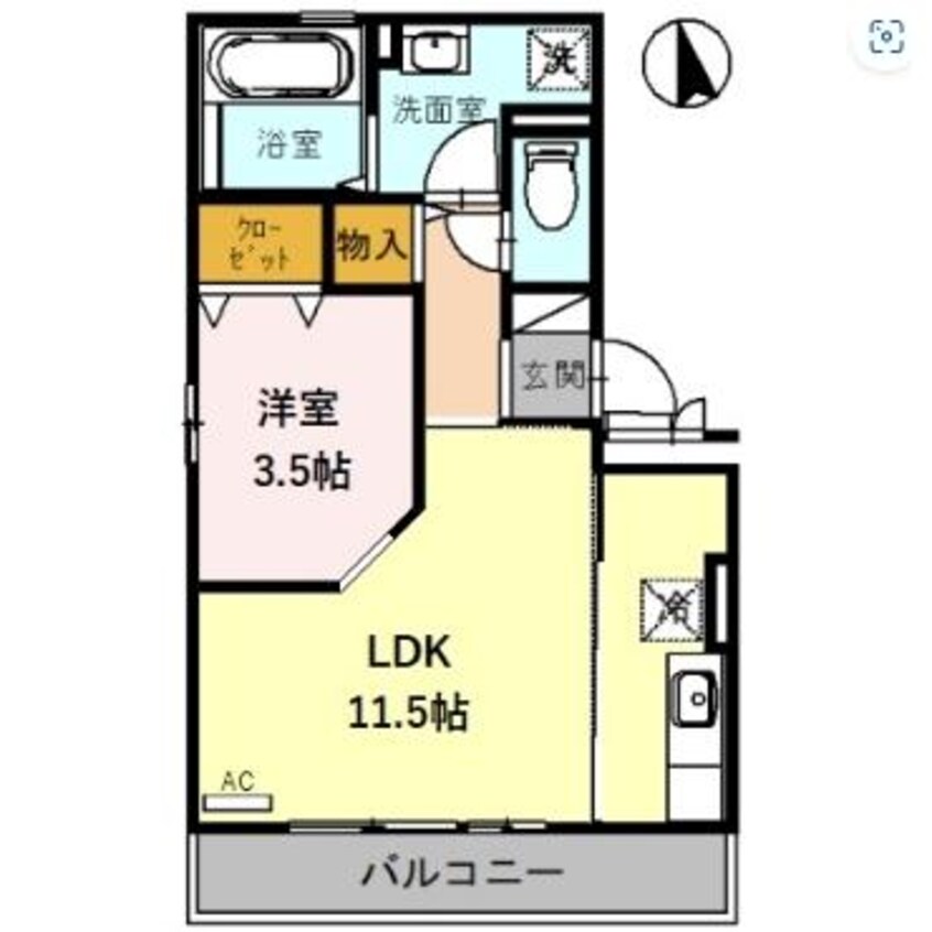 間取図 ユニステイ弐番館