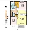 Harts　Dale（ハーツデイル） 2LDKの間取り