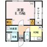 マツボックリ 1Kの間取り