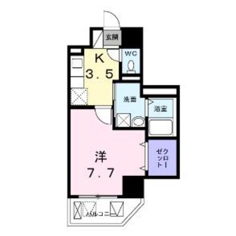 間取図 ディアコート武蔵