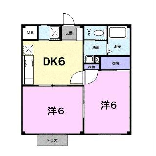 間取り図 ロマニー土村Ⅱ
