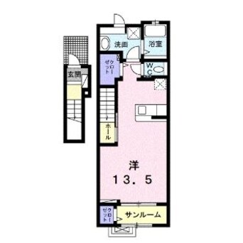 間取図 フォンテーヌ　Ⅱ