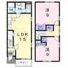 ウイステリアＮＥ 2LDKの間取り