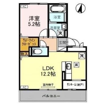 間取図 ユニ　ステイ壱番館