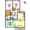 ジョルナーレ小立野Ｂ 3LDKの間取り