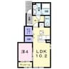 ベル・ルミエール・Ｍ 1LDKの間取り