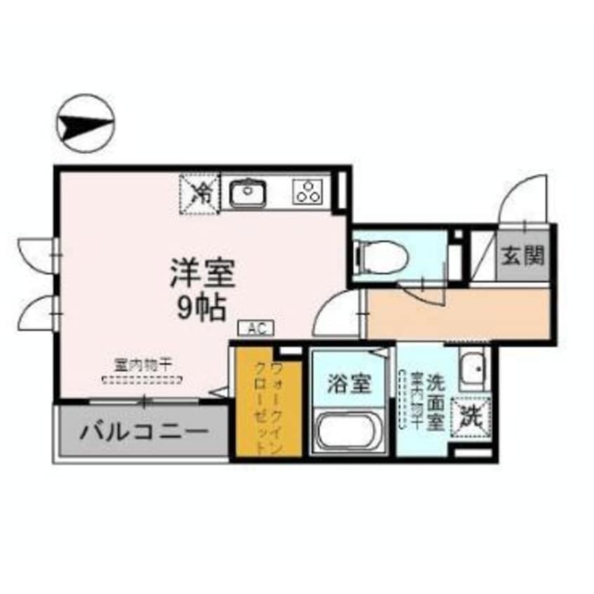 間取図 グランカーサ弥生