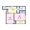 ウユンサ－ 2SKの間取り