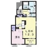 ソール　オリエンスⅦ 1LDKの間取り