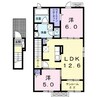 エクラ１８ 2LDK+Sの間取り