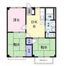 エンジェルシャトル 3DKの間取り