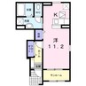 レジダンス　ミスト　Ⅰ 1Kの間取り