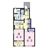ファミリア 2DKの間取り