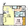 ＡＲＣ小立野（アルクコダツノ）Ⅱ 1LDKの間取り