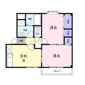 間取図 モン・ソレイユ