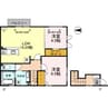 Mハウス 2LDKの間取り